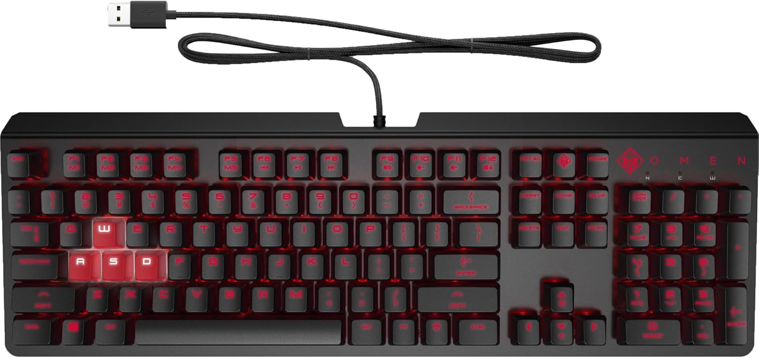 HP Keyboard Omen Encoder Mechanical Gaming Keyboard Brown Switches HP Keyboard Omen Encoder Mechanical Gaming Keyboard Brown Switches